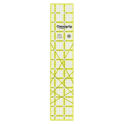 Omnigrip 2-1/2" x 12-1/2" Non-Slip Rectangle Quilting Ruler