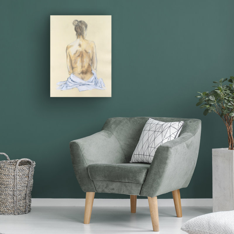 «Draped Chiffres II» deologia sur toile, H 19 po x l 14 po