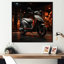 «Night Streets And Scooters IV», reproduction sur toile