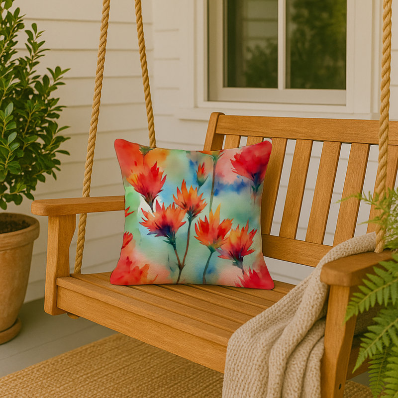 Coussin décoratif Wyoming, Carré 18 po