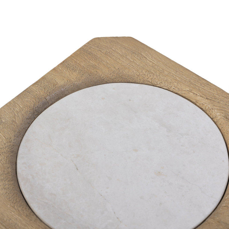 Rumi End Table-Light Natural Mango