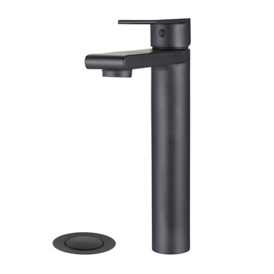 Single-Hole Single-handle Bathroom Faucet with Drain Assembly