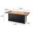 Havenwood Rectangle Smokeless Fire Pit Table with Hidden Fuel Tank-93721828