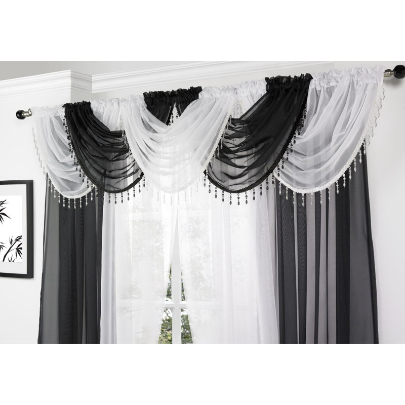 Summitville Sheer Curtain, Black