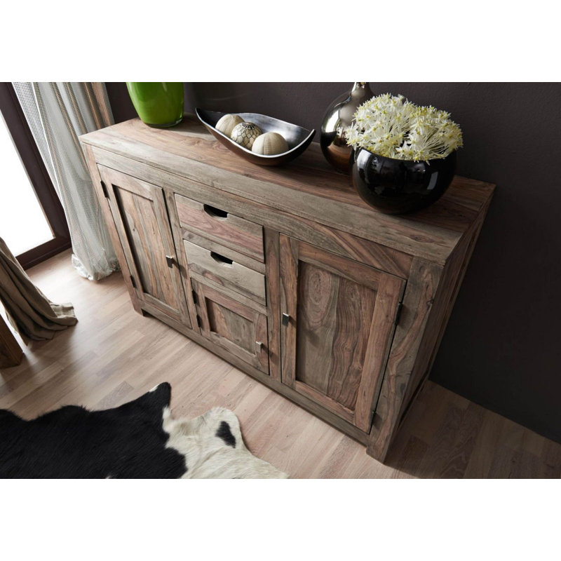 Nature 130cm Solid Wood Sideboard