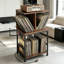 Support pour tourne-disque avec rangement en vinyle, grande table de rangement pour 180 albums, support de rangement pour disque vinyle avec chargeur USB intégré, table d'appoint multifonctionnelle et tablette pour le salon, modèle brun rustique de qualité supérieure-132494173