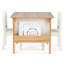 Kids 3 Piece Rectangular Play Or Activity Table and Chair Set