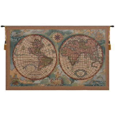 Italian Loom Woven Cotton Blend Wall Hanging