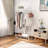 Mook 32.9'' Metal Freestanding Clothing Racks-1186033124