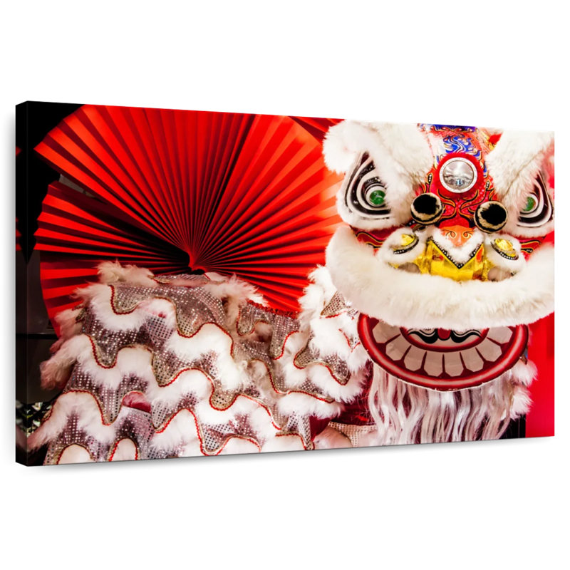 Ravi Chinese Lion Dance, 34" H x 51" W