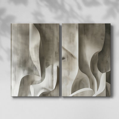 ABSTRACT Series CDLxx - Toile tendue avec châssis de qualité supérieure - Prêt à être accroché