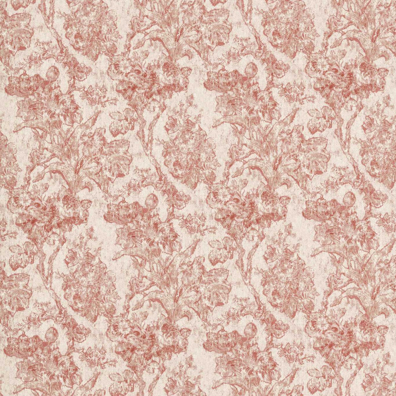 Giles Deacon Fringed Tulip Toile Fabric, Putty