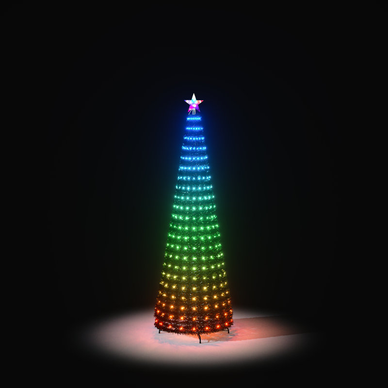 Décoration d'extérieur pour arbre de Noël, 8,9 pi