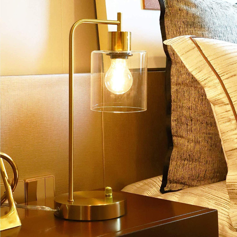 Lampe de bureau en métal Turel