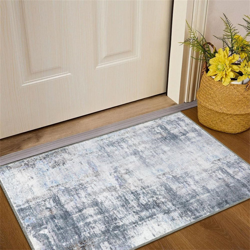 Large Indoor Doormat  Non-Slip Washable Entry Rug for High Traffic Areas, 32" W x 48" L