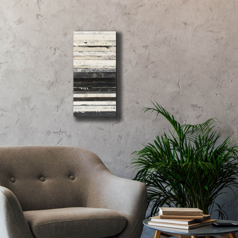 Ivy Bronx, art mural sur toile «Zephyr 1» par Mike Schick, 30 po x 60 po, H 24 po x l 12 po x P 0,75 po
