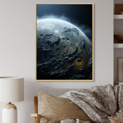 " Grey Ganymede Planet Subdued "
