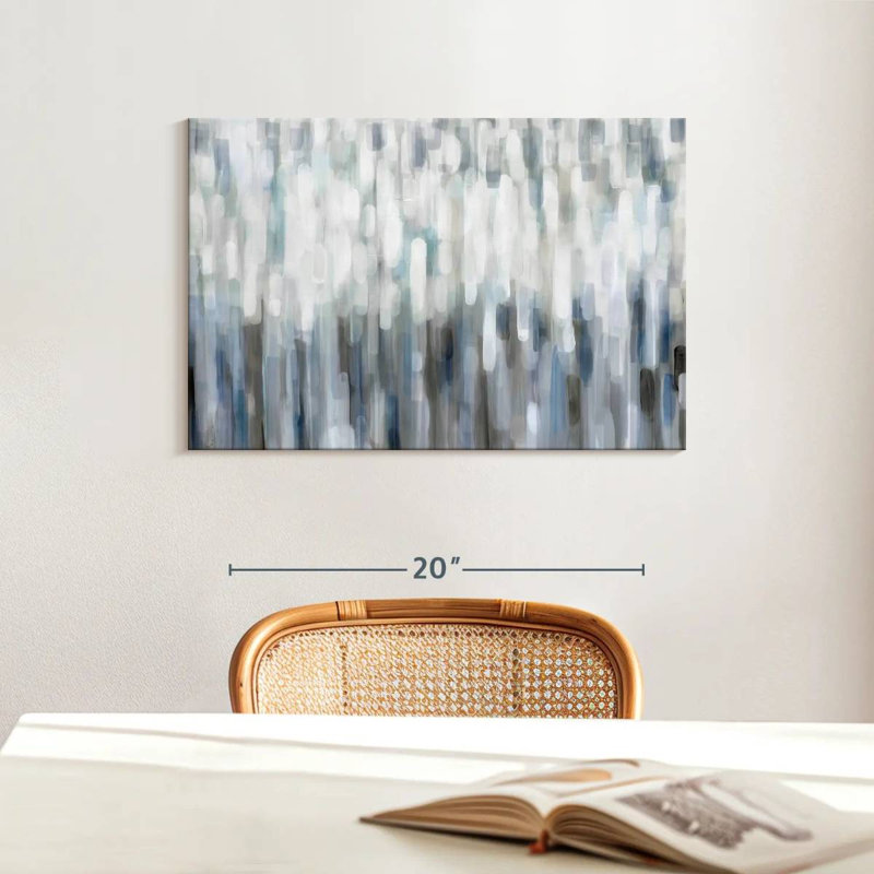 Avery Silver Rain, 16" H x 24" W