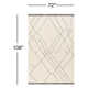 Isla Moroccan Handmade Tufted Wool Cream/Black Area Rug