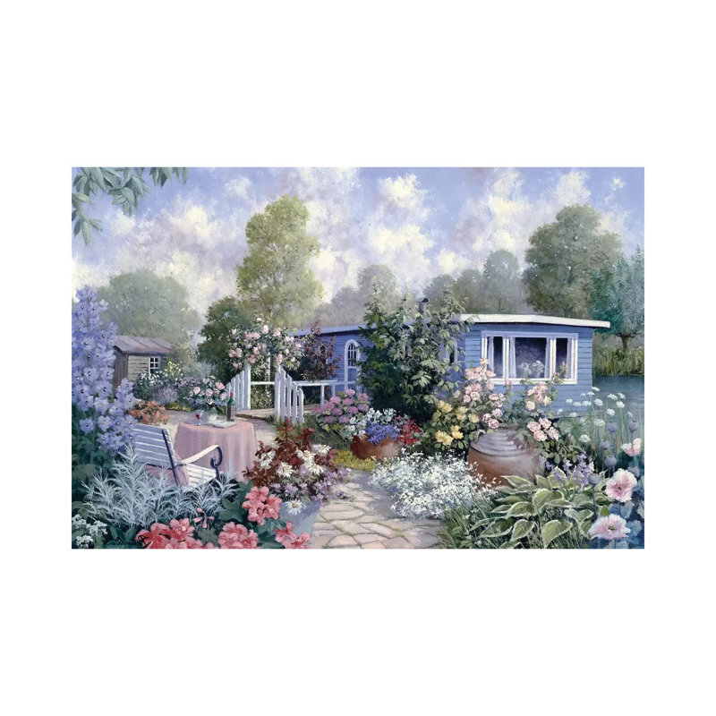 Houseboat by Peter Motz - Wrapped Canvas Gallery-Wrapped Canvas Giclée, 20.32 cm H x 30.48 cm W