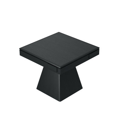 Black Square Solid Wood Poker Table