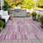 Machine Washable Indoor/Outdoor Xhevrie Blush Rug-112171236