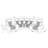 U8611 Blanche Silver Sectional With Led