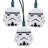 Kurt Adler Indoor/Outdoor UL 10-Light Storm Trooper Helmet Light Set, 9ft