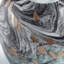 Vase de table en verre bleu / gris / doré Prismatic-55283422