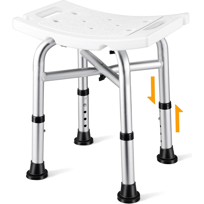Shower Chair For Inside Shower(500Lb), FSA/HSA Eligible 5 Height...