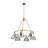 Felda 6 - Light Steel Dimmable Cone Chandelier-99998922-99998911