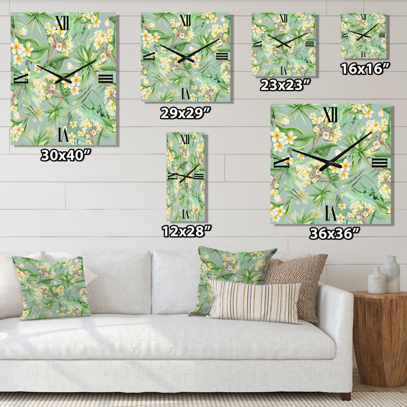 Horloge murale Tropical, Grand
