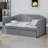 Daybed with Upholstered Design, Pop-Up Trundle-974959278