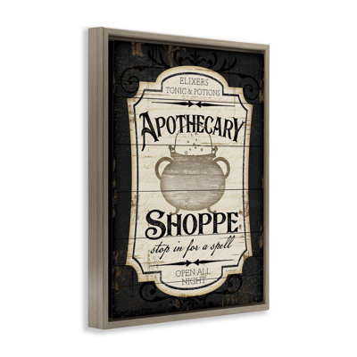 Apothecary Shoppe Spooky Sign