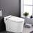 Smart Toilet Bidet With Night , Heated Seat, Self-Cleaning Nozzle, Foot Sensor, Remote Control, Led Display Nozzle &
