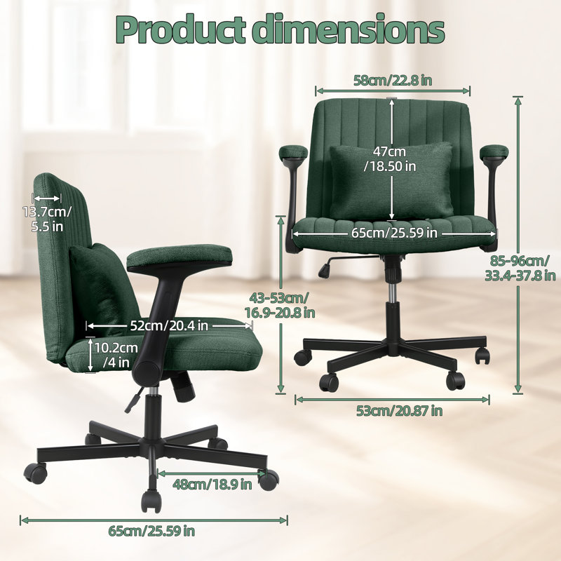 Fauteuil de bureau Criss Cross, Vert