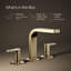 Parallel™Widespread Bathroom Faucet, 3-Hole Two Lever Handle Bathroom Sink Faucet, 1.2 GPM-597307253-564840882