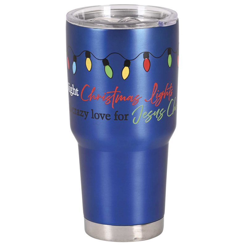 Christmas Blue Tumbler String Lights