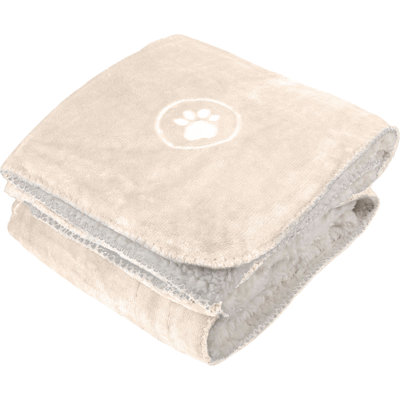 PETMAKER Waterproof Reversible Sherpa Dog Blanket
