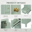 Meuble-lavabo 24 po avec lavabo en céramique-246991337