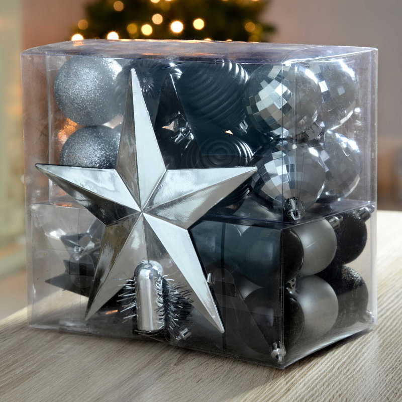 21.39cm, Grey/Silver/Black