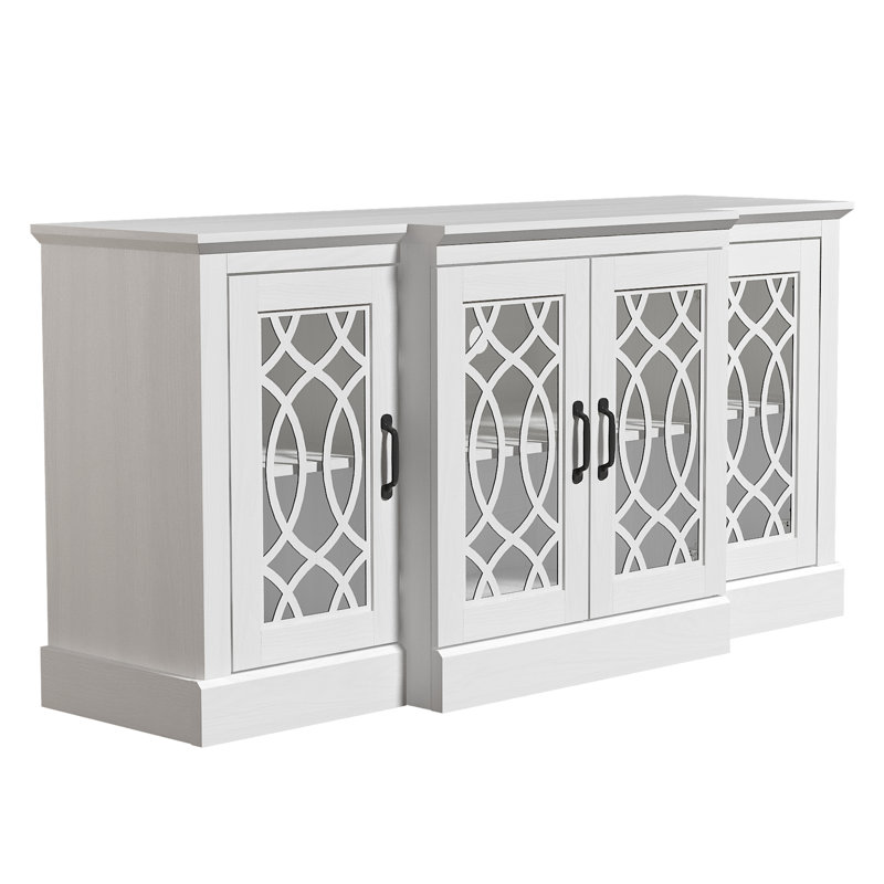 Allivia 60.4" W 4-Door Accent Sideboard, White