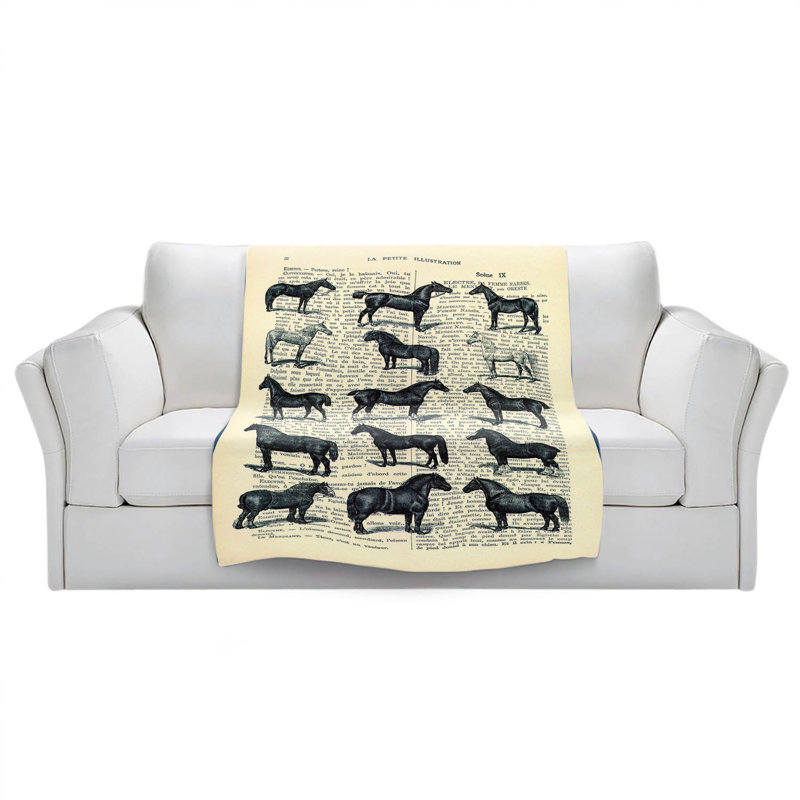 Hand Woven Throw Blanket, 51" x 60"