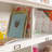 Bookcase/Footboard, White Finish