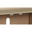 Console avec façade de porte à motif soleil et espace de rangement
