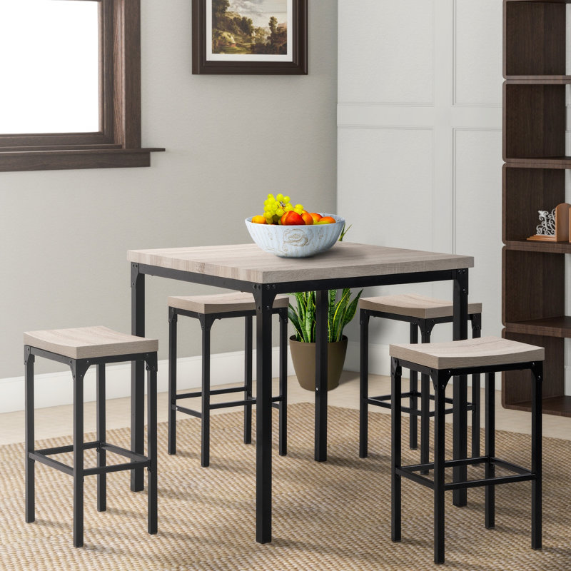 Blanton 4 - Person Four Leg Base Dining Set