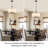 6 - Light 17.95'' Dimmable Modern Farmhouse Drum Candle Chandelier With Linen Shade For Kitchen Island Bedroom-671090086-702477611