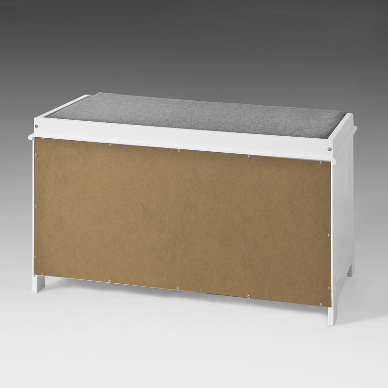Segars Polyester Upholstered Storage Bench