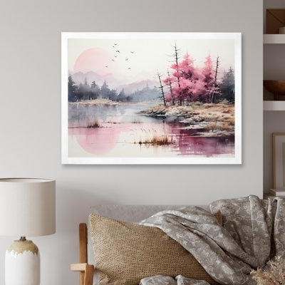 " Tranquil Forest Oasis II " Mixed Media and Color Photography Print