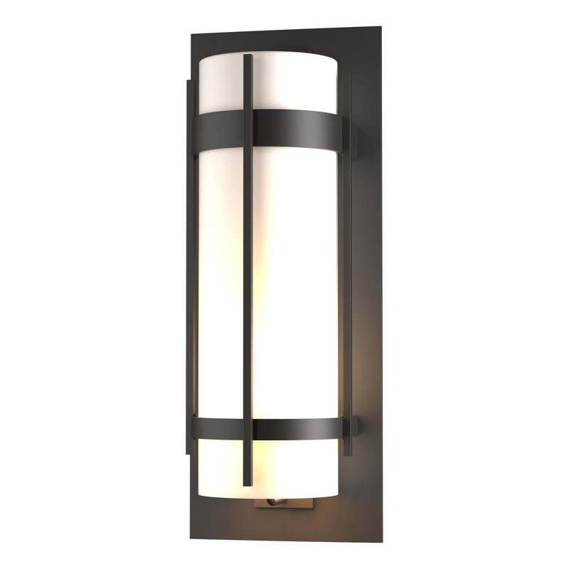 Banded Outdoor Flush Mount, Coastal Oil Rubbed Bronze, 20.8" H x 7.8" W x 6.5" D